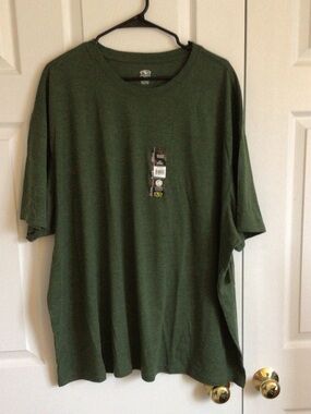 Athletic Works Men’s Olive Green Short Sleeve Tee Size 4XL NWT